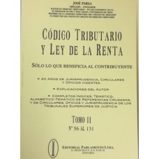 Código Tributario y Ley de la Renta (3 Tomos)